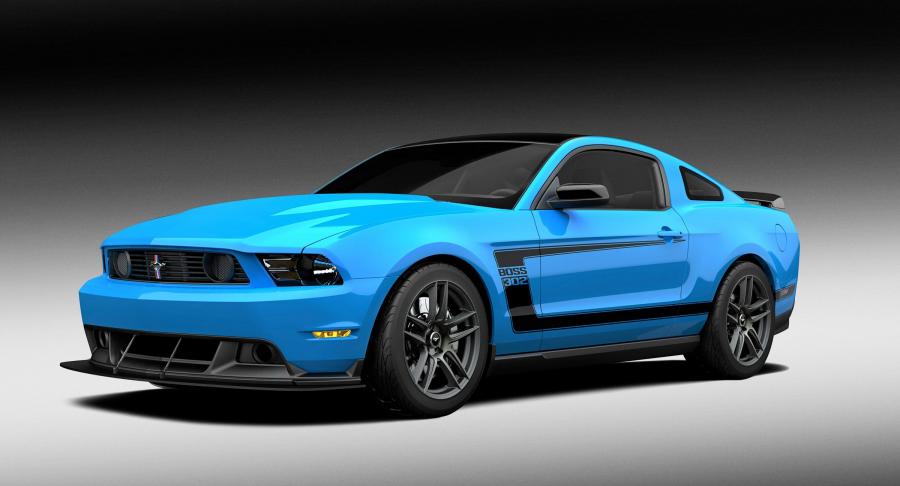 Ford Mustang Boss 302 Laguna Seca Grabber Blue '2012